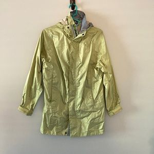 Isis Hooded Rain Coat, Green